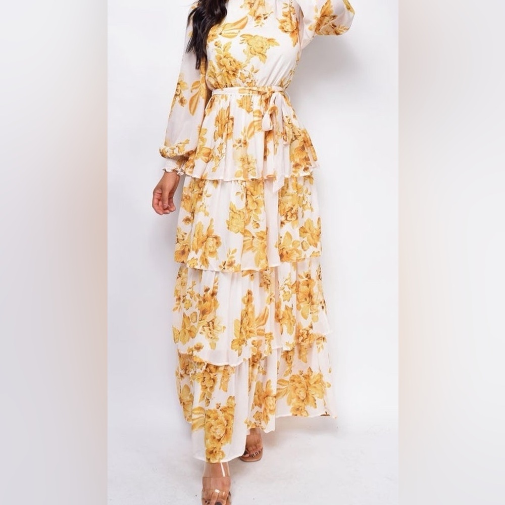 NWOT wedding guest maxi dress